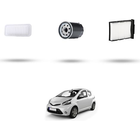 Kit tagliando 3 filtri compatibile con Toyota Aygo 1.0 50kw Dal 2005 (1/5)