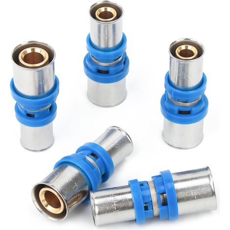 LTWFITTING Lot de 5 raccords réduits de 20 x 16 mm pour tuyau composite multicouche avec joints toriques (1/4)