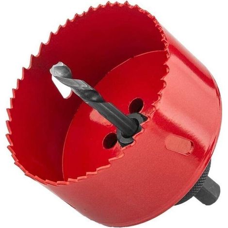 M42 Bi-metal Hole Saw - 145mm Diameter - For wood, plastic, aluminum - Robust shank - Heavy-duty use