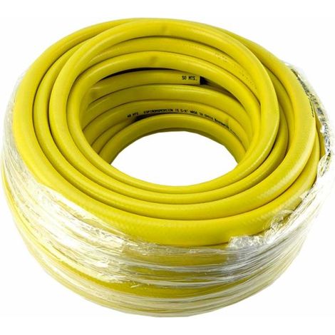 Manguera Profesional EspiroAspersión PVC Reforzada. Rollo 25 metros. 19mm