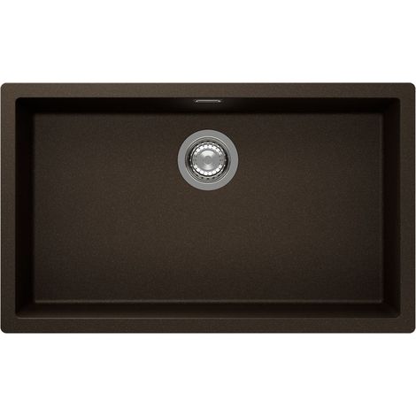 SCHOCK Einbaubecken Cristadur KAIA N-100XL A Bronze Exzenterbedienung (1/2)