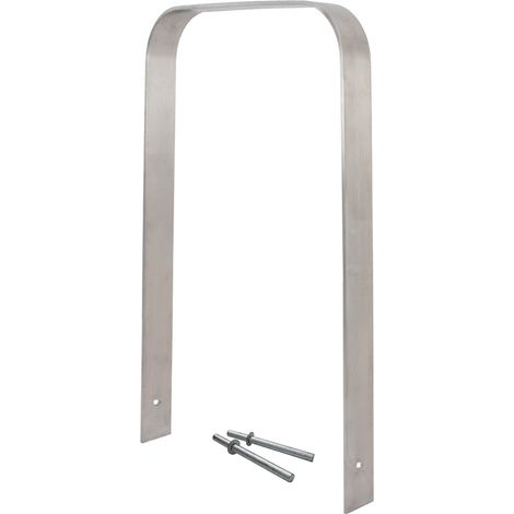 Fahrradanlehnbügel 117 x 80 cm Edelstahl 13 mm Fahrradständer Anlehnständer Parker Typ U