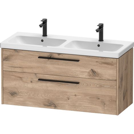 Duravit D-Code mueble bajo lavabo, 1 cajón, 1184x460mm, recorte (1/5)