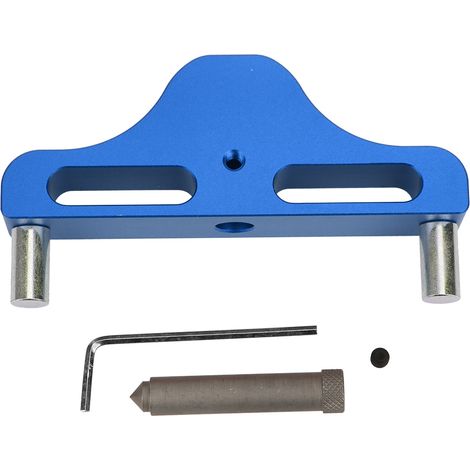 Traceur de Lignes de Guidage en Aluminium pour Menuiserie, Outil de Marquage Central Bleu (1/5)
