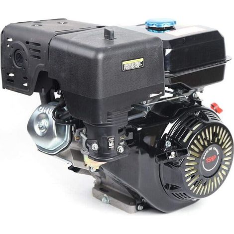 Senderpick – Moteur thermique 15 CV 9 kW – 4 temps – Démarrage à tirer – Refroidissement par air – Alarme d'huile – Pour chantiers humides (1/4)