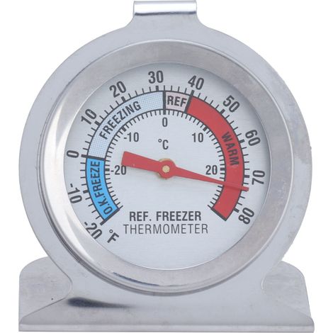 Thermomètre pour réfrigérateur en acier inoxydable, haute précision, pour cuisine domestique et professionnelle (1/5)