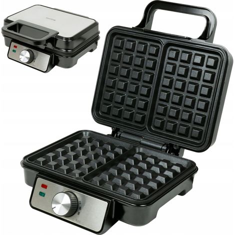 Gaufrier eldom ak-2149 1200W surface antiadhésive poignée froide (1/3)