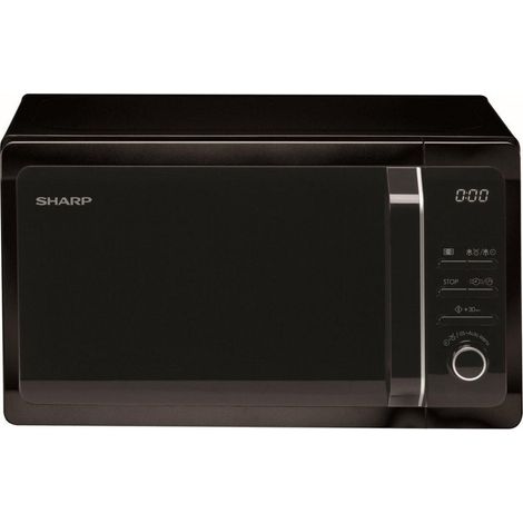 Sharp R243BK four micro-ondes noir 20 litres 800 W