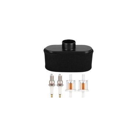 Filtro aria, filtro carburante, candela compatibili con Kawasaki 11013-7047, 11013-7049, 11013-0726, 11013-0752, 99999-0384-Crezuo