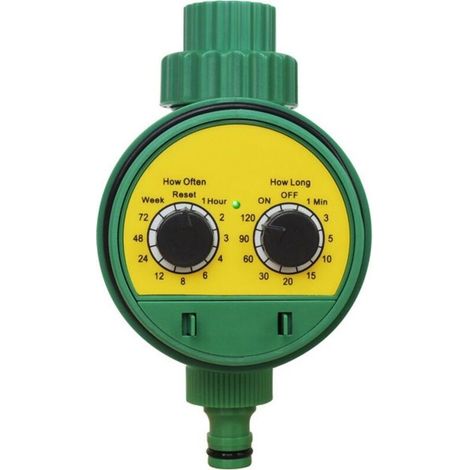Programmateur arrosage automatique – Alimentation 9V – Pression 0 à 8 bars – Compatible robinets 1/2 et 3/4 pouces – Écran LCD étanche (1/5)