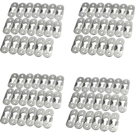 80 Metallbefestigungen mit 44 mm Schlüssellochdurchmesser für Bilder und Gemälde (1/5)