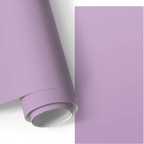 Revêtement adhésif - Films autoadhésifs - relooking meuble - pour table - entretien facile Violet clair 50x100 cm (1/5)