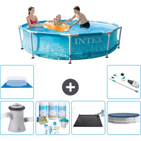 Intex Piscine Tubulaire Ronde - 305x76 cm - 7-pièces S20369 (1/5)