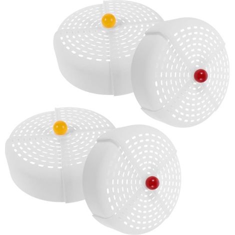 4-teiliger, faltbarer Deckel mit Belüftungslöchern, leichter und robuster Spritzschutz für Küchenreste (1/5)