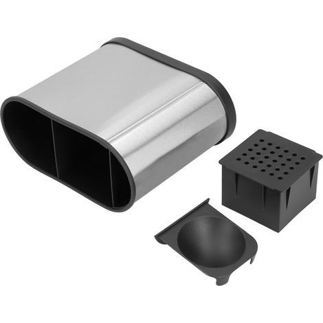 Égouttoir à couverts en acier inoxydable, porte-baguettes, étagère de rangement pour la vaisselle, boîte de rangement pour la vaisselle (1/5)