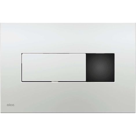 Alca Pulsadores de descarga - Control electrónico de descarga, alimentación de red, cromo brillante M371S (1/2)