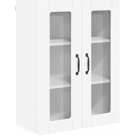 Meuble Haut De Cuisine - Armoire de cuisine Blanc 60 x 31 x 80 cm Bois d'ingénierie fr31781 (1/5)