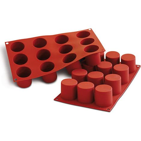 Silikonform für einteilige Zylinder, fi=48mm/H=50mm silikomart (1/3)