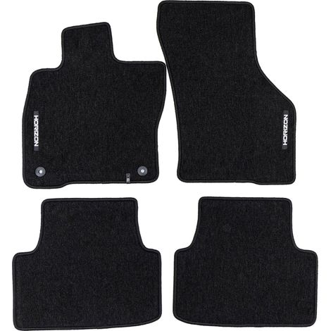 Tapis de Sol de Voiture pour Cupra Formentor 2020-2025 Velours Durable Noir 4Pcs (1/5)