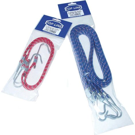 Blister 2 Cintas Elasticas de Amarre C.Gancho 200 cms Protecta (1/2)