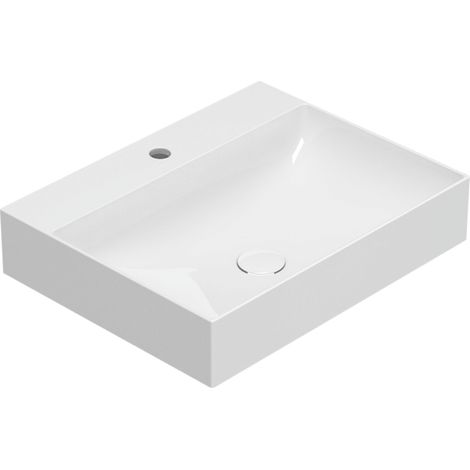 Lavabo en céramique 60x47 cm Globo T-EDGE B6R65BI  Blanc - Céramique (1/3)