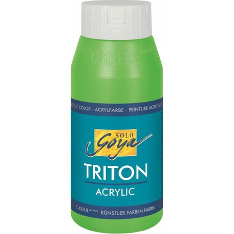 Kreul Solo Goya Triton Acrylic gelbgrün 750 ml Textilfarbe