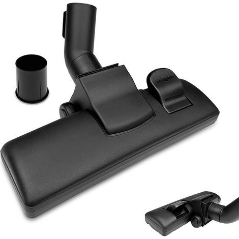 Brosse Aspirateur Universel 35/32 mm Tubes , Tete Aspirateur avec 2 Roulettes et Adaptateur , Brosses pour Aspirateurs pour Sol Dur et Tapis , Compatible avec Les aspirateurs Miele Bosch Kärcher etc.
