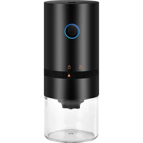Moulin à café électrique pour grains de café, épices et noix, idéal pour la cuisine, la maison, le bureau et les voyages.-AquaForge (1/5)