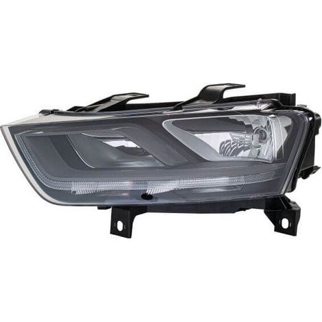 Phare avant gauche H7/H7 noir Audi Q3 1 phase 1 2011-2015
