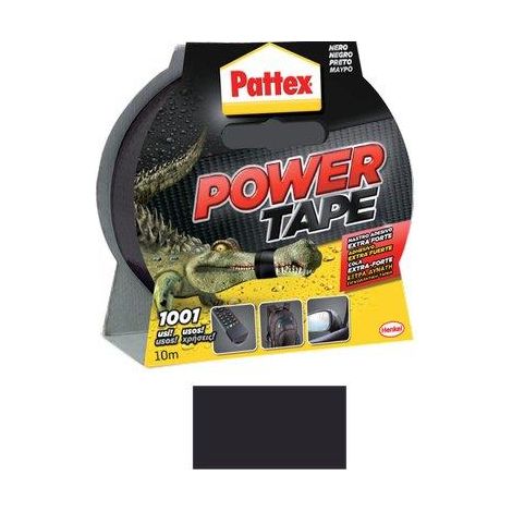 NASTRO ALTA RESISTENZA POWER TAPE PATTEX - NERO MM 50 ML 10- 2 pezzi