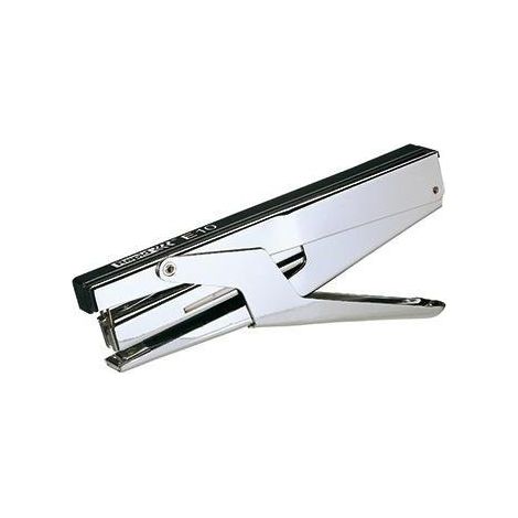 Rapid e10 Hefter de Klammer - bis zu 15 Blatt - für 10 Heftklammern - geschlossene Heftung - Farbe chrom/schwarz -