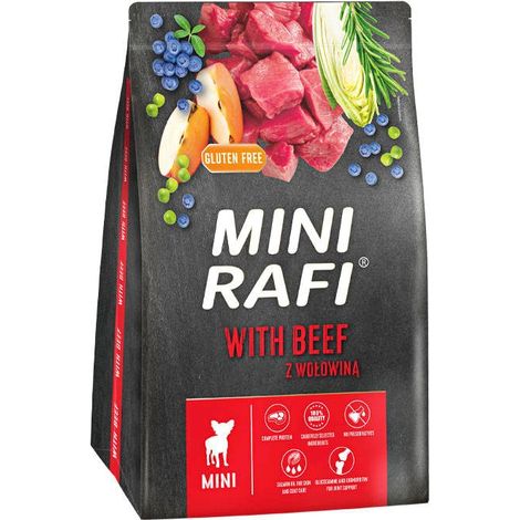 Croquettes pour chien Dolina Noteci Mini Rafi au bœuf, 3 kg