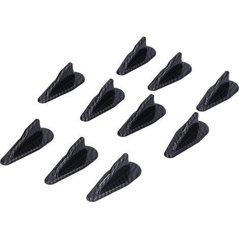10 ailerons de requin de toit en fibre de carbone de qualité automobile (1/5)