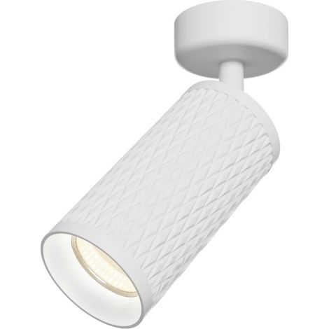 Plafonnier Maytoni Focus Design blanc GU10 1 spot alu (1/5)