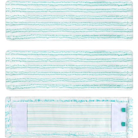 3 Ersatz-Wischmoppmatten 47x15cm für Leifheit Profi XL Mikrofaser-Ersatzset (1/4)