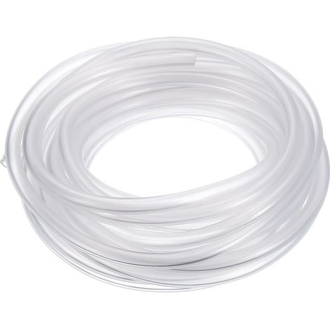 PVC Tube, 3mm ID x 5mm OD x 1mm Thickness, Aquarium Hose, 4m Long Clear PVC Tube, Lightweight Flexible Plastic Water Hose for Aquaponics (1/5)