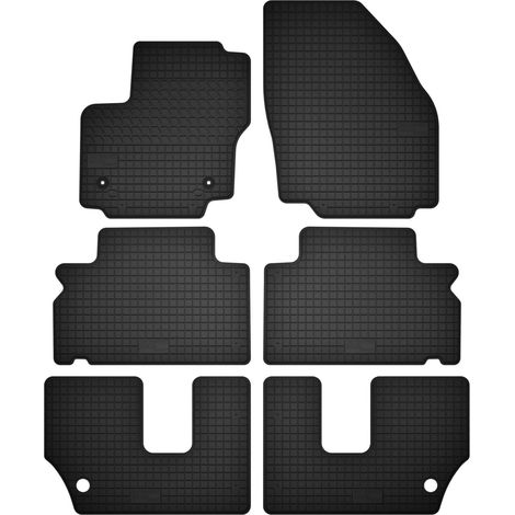 Alfombrillas de goma 3 filas, 7 personas para: Ford Galaxy MK2 monovolumen (de 2006 a 2011)