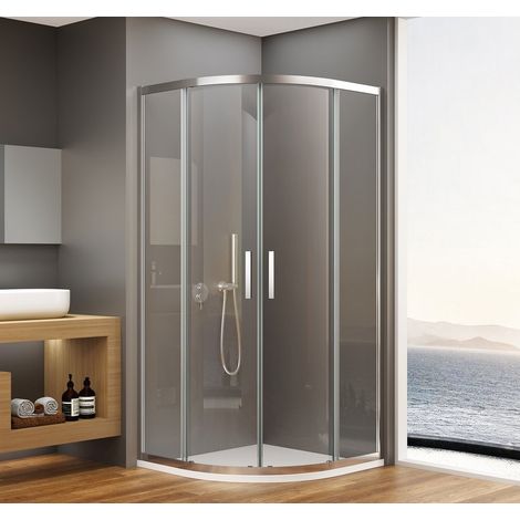 Cabine de douche BORG Quadrant 900x900x1950 mm, R550, verre clair (1/4)