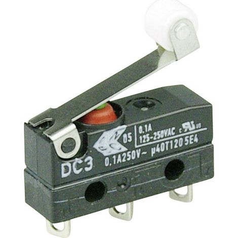 ZF DC3C-A1RB Mikroschalter DC3C-A1RB 250 V/AC 0.1 A 1 x Ein/(Ein) IP67 tastend 1 St.
