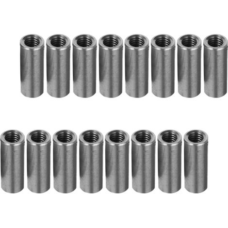 Écrous de raccordement cylindriques M6 et M8, 20 pièces, acier (1/5)