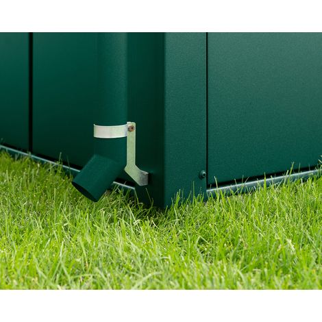 Hörmann Ecostar Fallrohr, moosgrün (1/3)