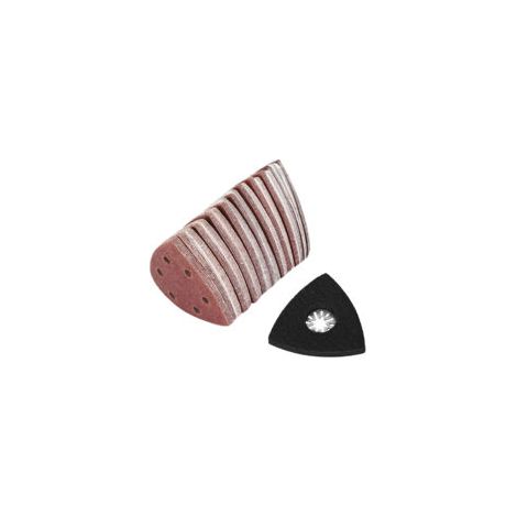 Triangles de Ponçage 101 Pièces Mixpack 20 x Grain 60/80/120/180/240,80 x 80 x 80 mm Pour Ponceuses Delta,triangles abrasifs autoagrippants,