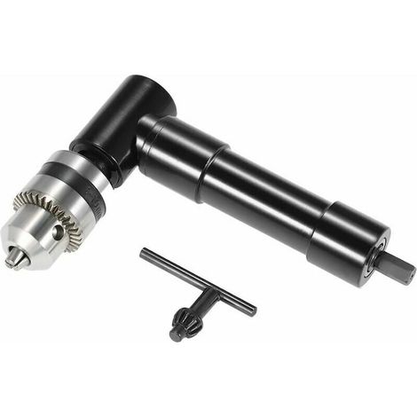 Adaptateur pour perceuse d'angle, mandrin 3/8" avec clé, 10mm, métal, charge rapide et fiable, transfert stable et performant (1/5)
