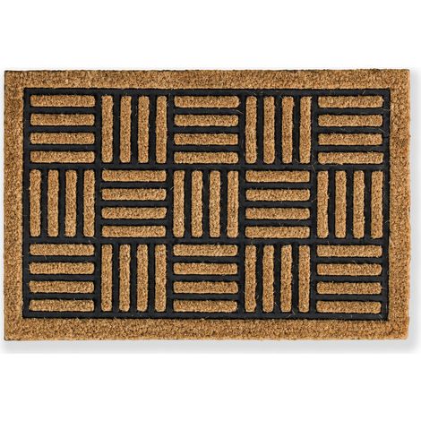 Paillasson extérieur et intérieur - 40 x 60 cm coco Grille (1/4)