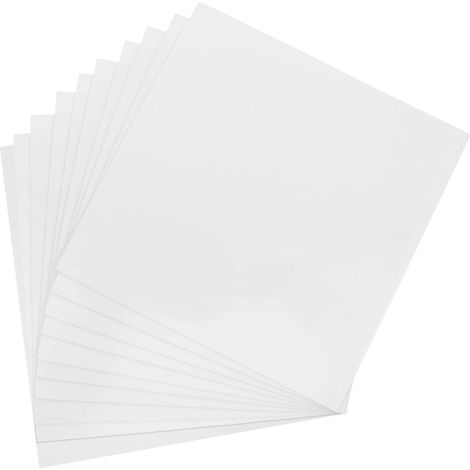 Lot De 10 Autocollants Décoratifs Pour Carrelage Résistant à L'huile Auto-adhésifs 20x20 Cm En Blanc Perle Cuisine Et Salle De Bain Rénovation Facile Et Amovible (1/5)