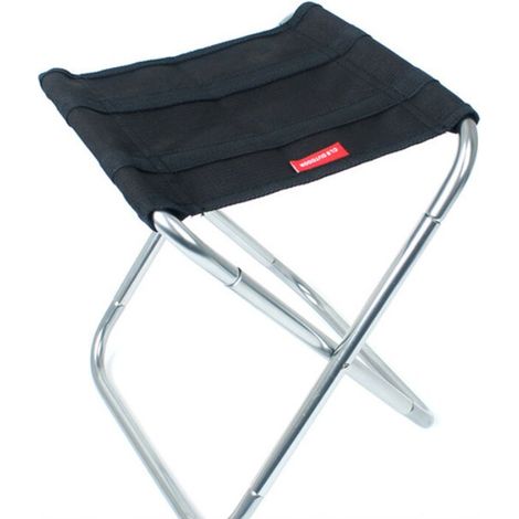 Tabouret pliable Chaise pliante portative en alliage d'aluminium Tabouret pliant léger extérieur Mazha (1/5)