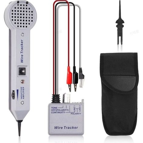 Tongenerator-Kit, Wire Tracer Circuit Tester, 200EP Hohe Genauigkeit, Tonerdetektor, Leitungssucher, Induktiver Verstärker, für Netzwerkkabelverbindung (1/4)