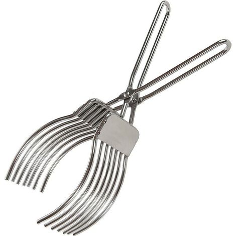 Pince à découper le rôti de bœuf en acier inoxydable, la viande, le pain, l'oignon (1/5)