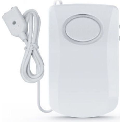 Detector de fugas de agua, detector de inundación inteligente de 130 dB, sensor de alarma de agua inalámbrico (1 unidad, blanco) (1/3)