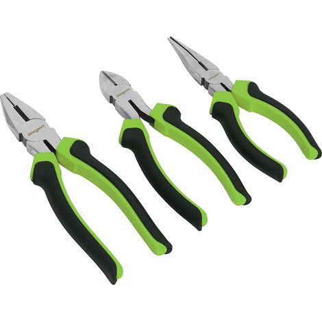 Sealey Comfort Grip Pliers Set 3pc S0645